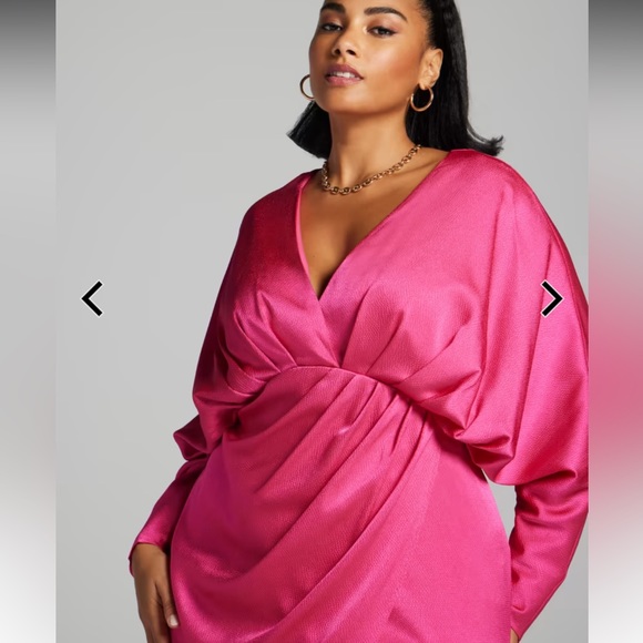 NWT Fuchsia Mermaid Dress | 3X - Picture 4 of 9